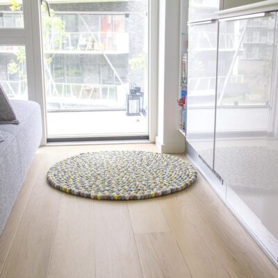 kugletæppe i køkken